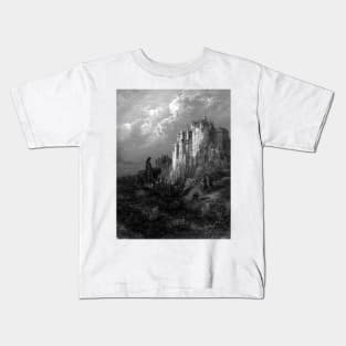 Camelot - Idylls of the King - Gustave Dore Kids T-Shirt